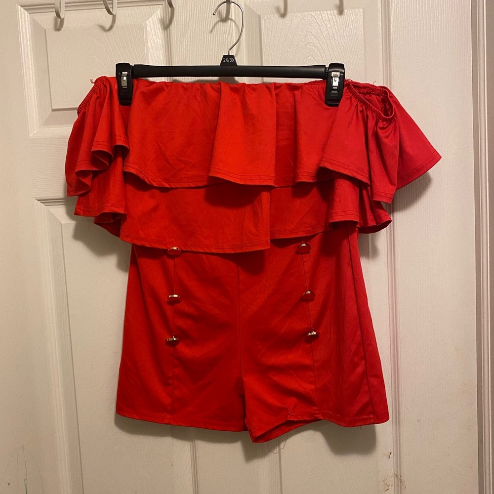 Red romper